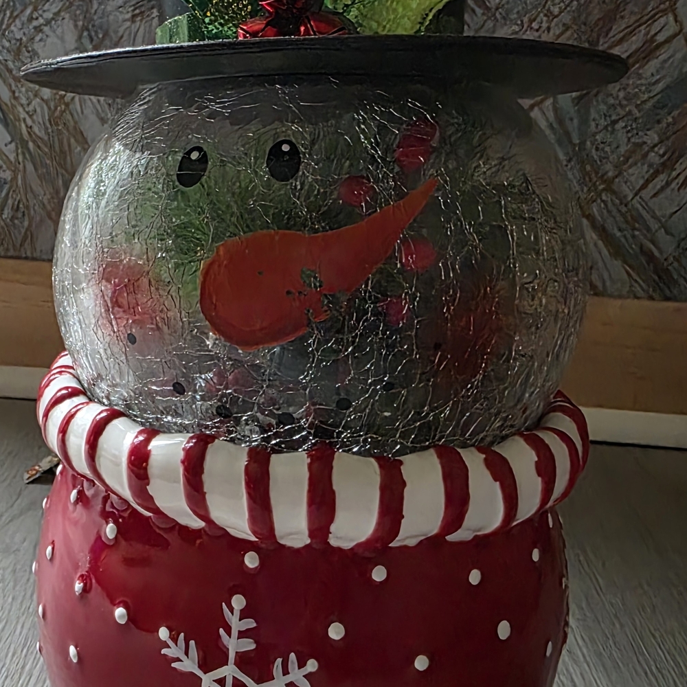 Festive Snowman Holiday Decor